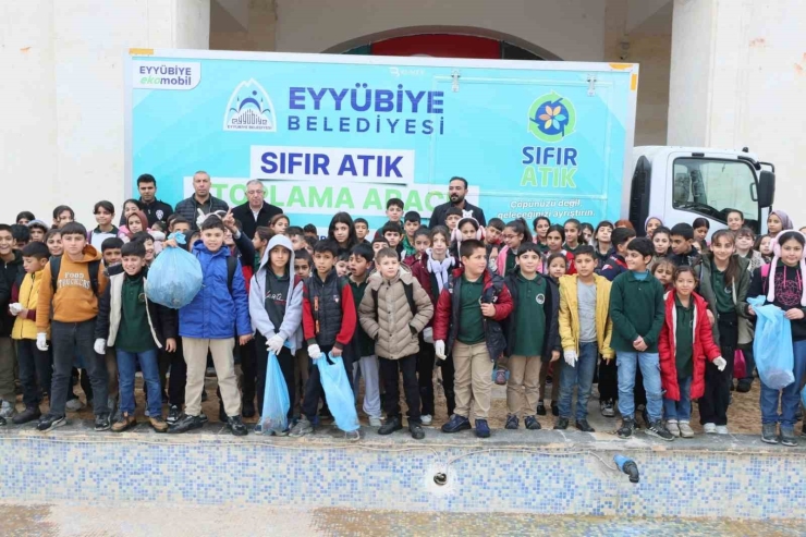 Eyyübiye Belediyesi’nden Öğrencilere Temizlik Bilinci Eğitimi
