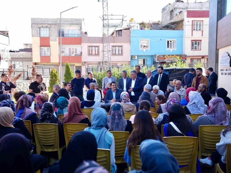 Yılmaz, Mevlana Mahallesi’nde Vatandaşlarla Buluştu