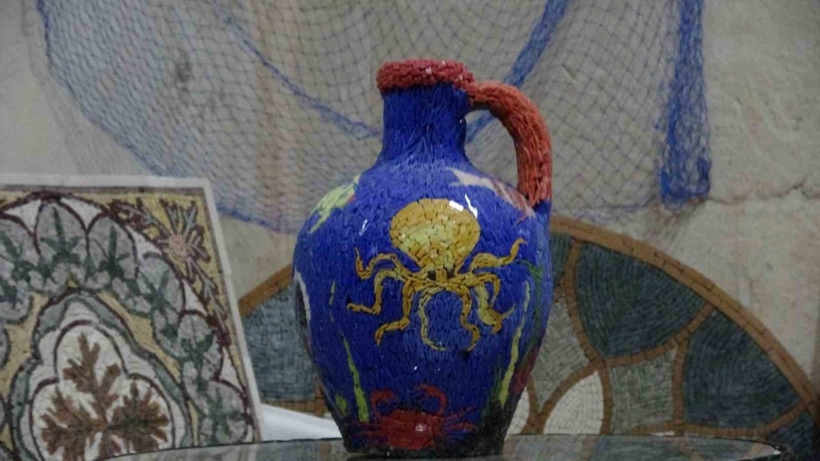 Hobi Olarak Başladığı Mozaik Sanatında Dünyaya Açılmak İstiyor