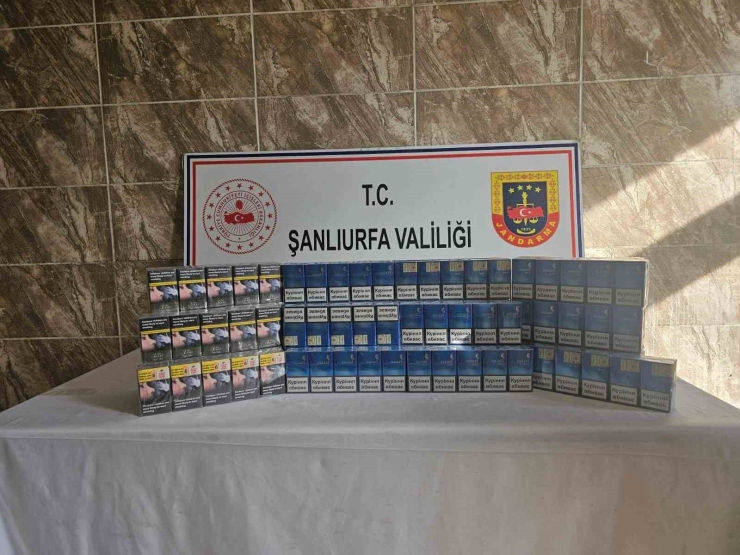 Şanlıurfa’da 6 Bin 820 Paket Kaçak Sigara Ele Geçirildi
