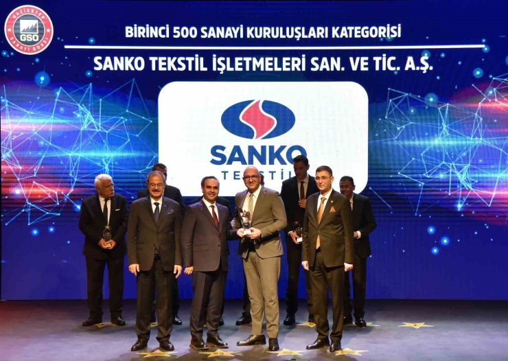 Türkiye’nin 500 Büyük Sanayi Kuruluşu Arasına Giren Sanko’nun 4 Şirketi Ödüllendirildi