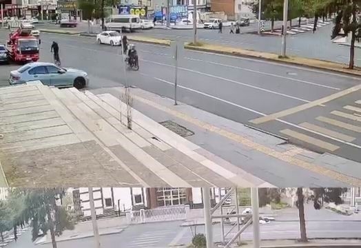Yolun Karşısına Geçmeye Çalışan Kadına Motosiklet Çarptı: 2 Yaralı