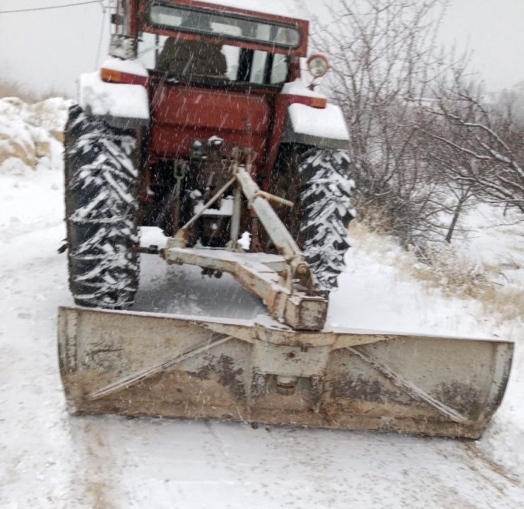 Darende’de Kar Yağışı Etkili Oluyor
