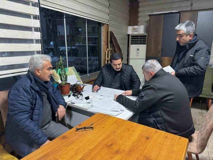 Battalgazi Belediyesi Gece Boyu Sahadaydı