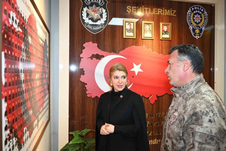 Milletvekili Ölmeztoprak’tan Malatya’da Güvenlik Birimlerine Ziyaret