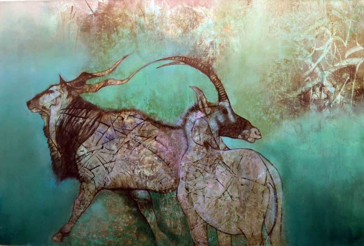 Ressam Cenk Mısırlıoğlu, Sanko Sanat Galerisi’nde Sergi Açtı