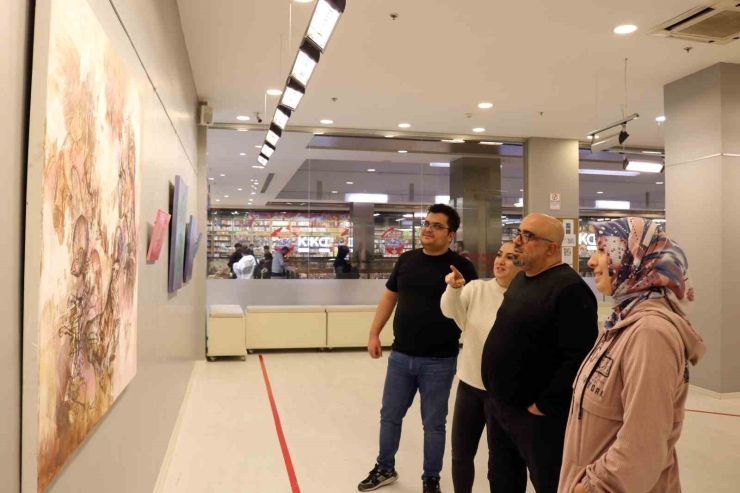 Ressam Cenk Mısırlıoğlu, Sanko Sanat Galerisi’nde Sergi Açtı