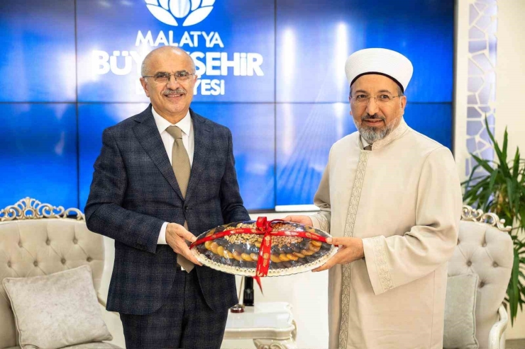 Diyanet İşleri Başkanından Başkan Er’e Cami Teşekkürü