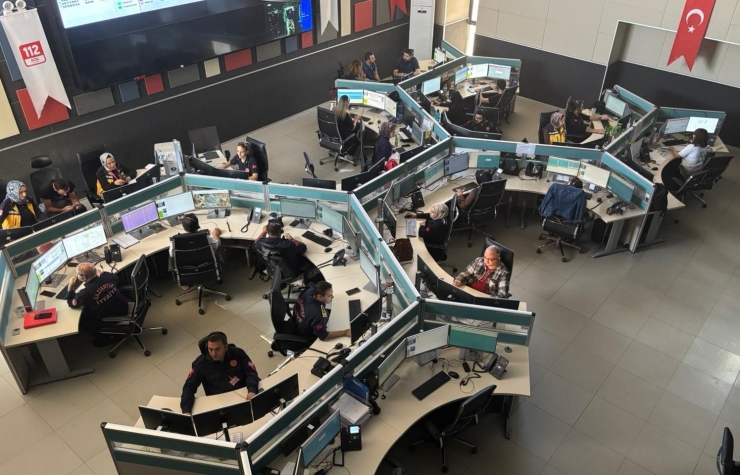 Gaziantep’te 112’ye 2025 Yılında Gelen Çağrıların Yüzde 72’si Asılsız Çıktı