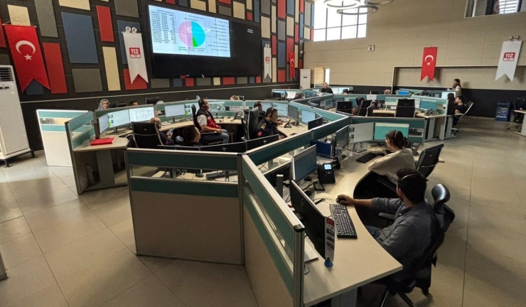 Gaziantep’te 112’ye 2025 Yılında Gelen Çağrıların Yüzde 72’si Asılsız Çıktı