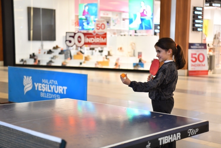 Yeşilyurt Belediyesi Geleneksel Avm Sömestr Spor Şenliği Başlattı