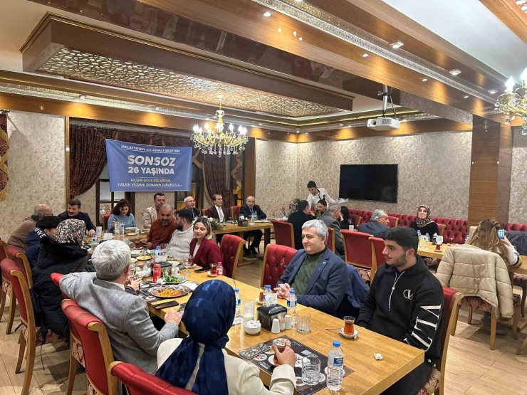 Malatya’nın İlk Renkli Gazetesi Sonsöz 26 Yaşında