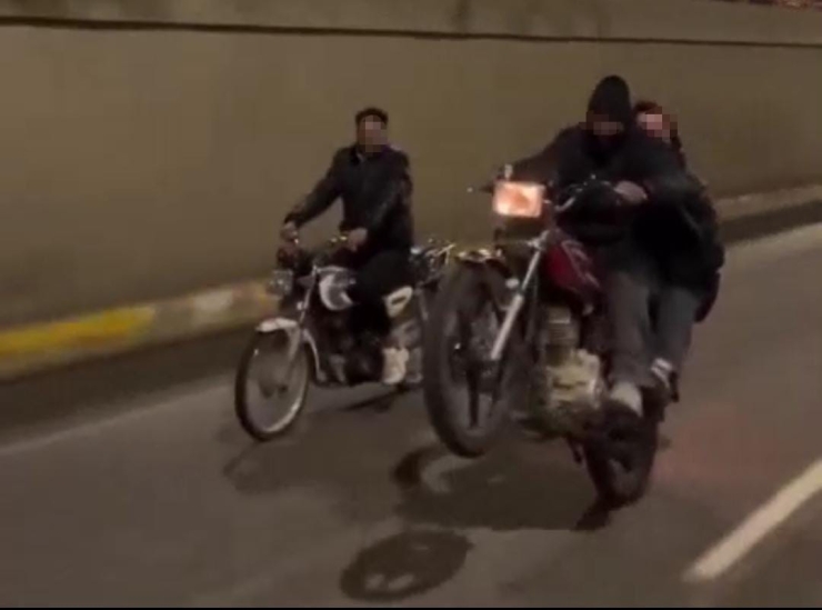 Şanlıurfa’da Trafiği Tehlikeye Atan Motosikletliye Ceza