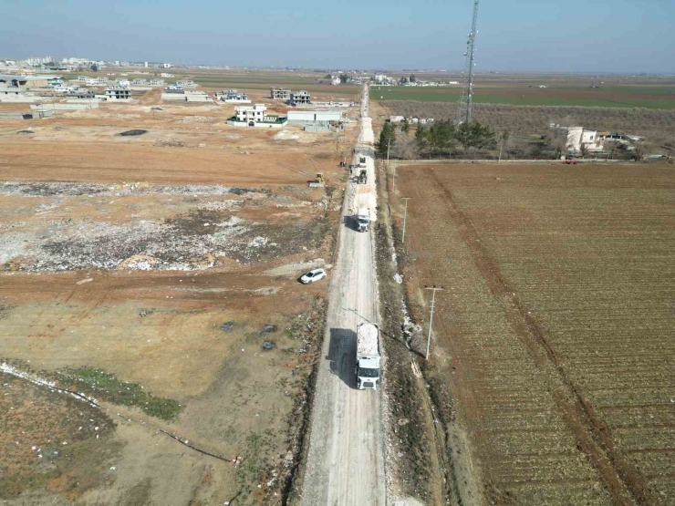 Harran Ovası’nda Yol Çilesi Tarihe Karışıyor