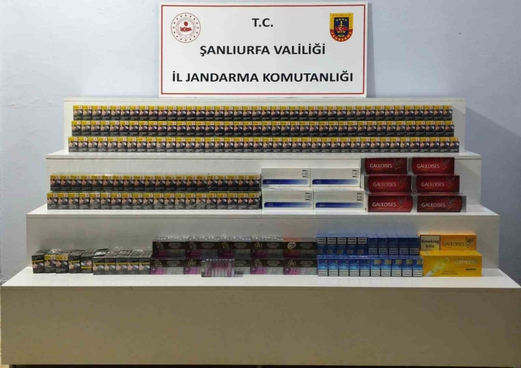 Şanlıurfa’da 6 Bin 180 Paket Gümrük Kaçağı Sigara Ele Geçirildi
