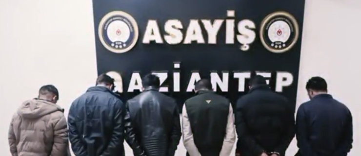 Gaziantep’te ‘hırsızlık Çetesi’ Çökertildi: 6 Gözaltı