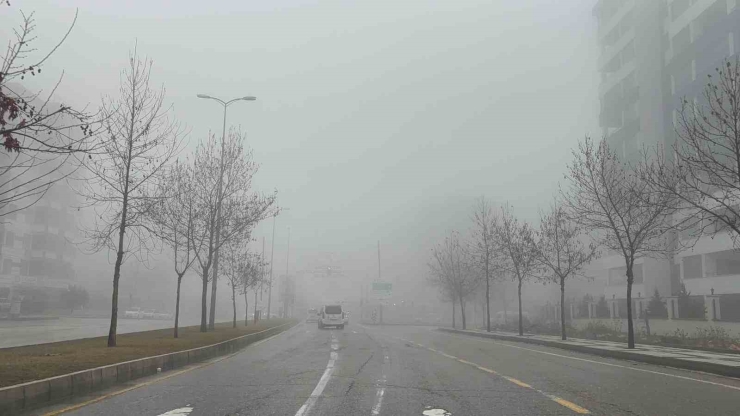 Gaziantep’te 2 Gündür Yoğun Sis Etkili Oluyor