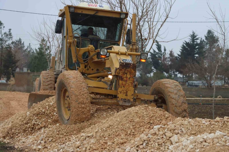Suruç’ta Mezarlık Yolunda Çalışmalar Başladı