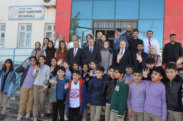 İl Milli Eğitim Müdürü Arpacı’dan Araban’a Ziyaret