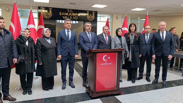 Milli Eğitim Bakanı Yusuf Tekin Şanlıurfa’da