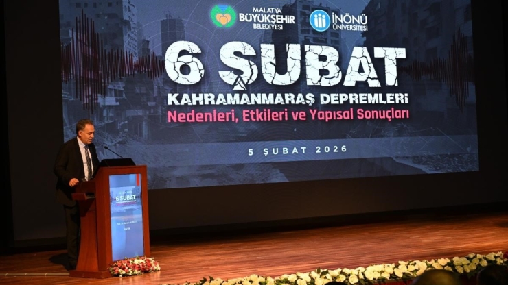 İnönü Üniversitesinde Deprem Paneli Düzenlendi