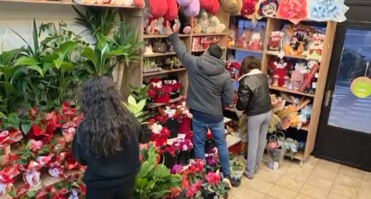 Gaziantep’teki Çiçekçilerde 14 Şubat Yoğunluğu