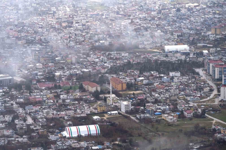 Makam Dağı’ndan Sis Altında Kalan Ergani Görüntülendi