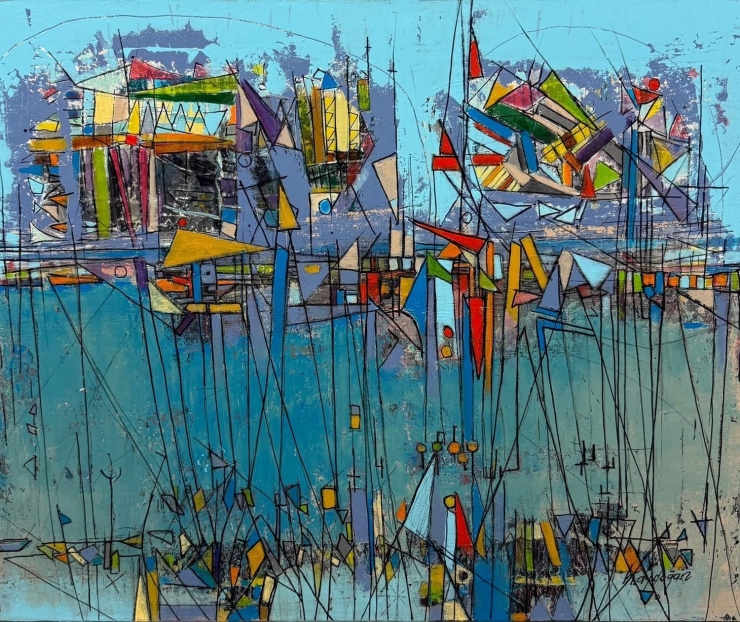 Ressam Hatice Aydoğan Sanko Sanat Galerisi’nde Sergi Açtı