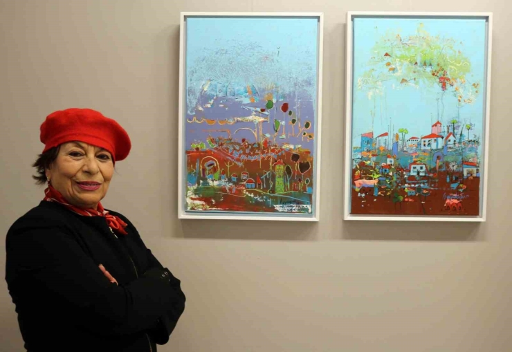 Ressam Hatice Aydoğan Sanko Sanat Galerisi’nde Sergi Açtı