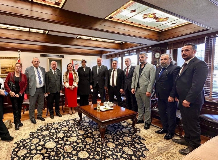 Satkof Ve Ustkon’dan Bakan Yardımcısı Yiğitbaşı’na Ziyaret