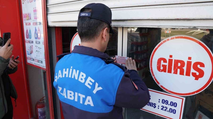 Şahinbey’de 3 İş Yerine Geçici Kapatma Cezası