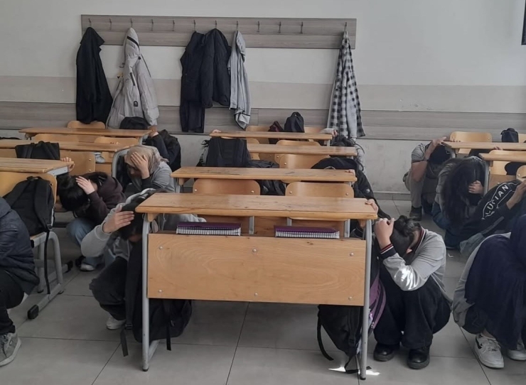 Çermik’te Deprem Tatbikatı