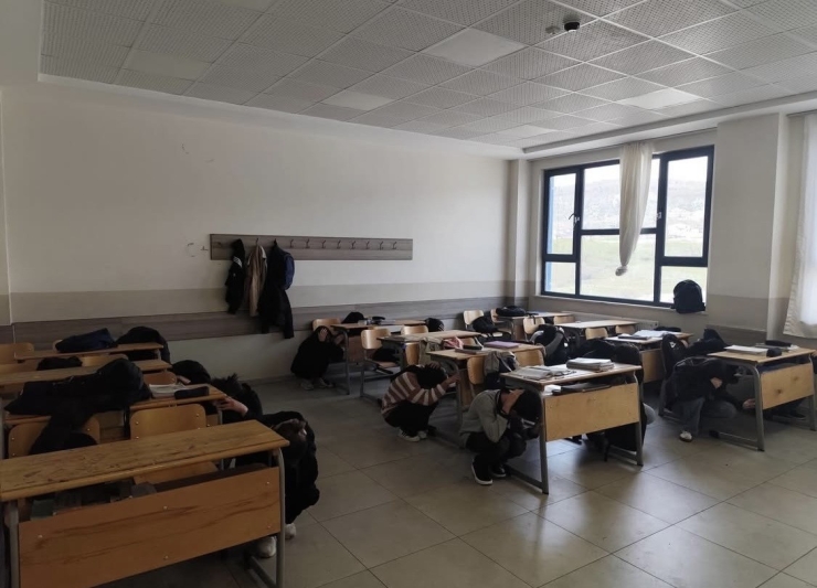 Çermik’te Deprem Tatbikatı