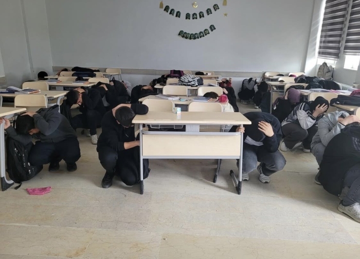 Çermik’te Deprem Tatbikatı