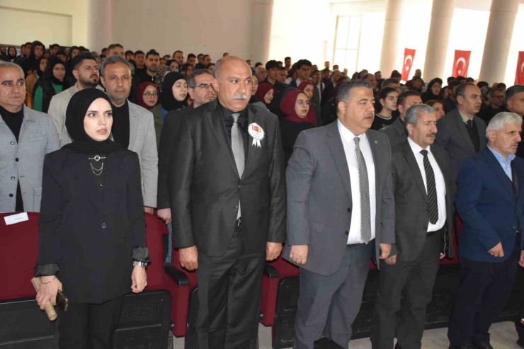 Siverek’te 12 Mart İstiklal Marşı’nın Kabulü Ve Mehmet Akif Ersoy’u Anma Günü Kutlandı