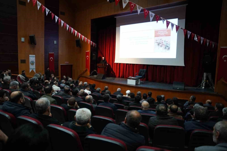 Kahta’da Ramazan Sohbetleri’nde Ümmet Coğrafyası Konuşuldu