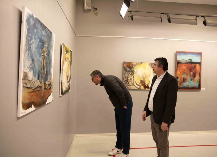 Ressam Ağbal Sanko Sanat Galerisi’nde Sergi Açtı