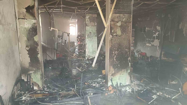 Malatya’da Spor Salonunda Yangın