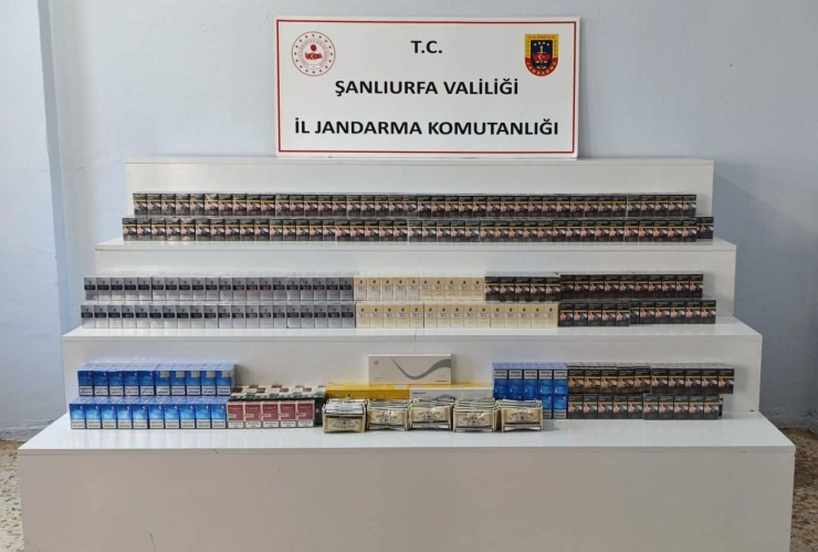 Şanlıurfa’da Kaçak Tütün Ve Alkol Operasyonu