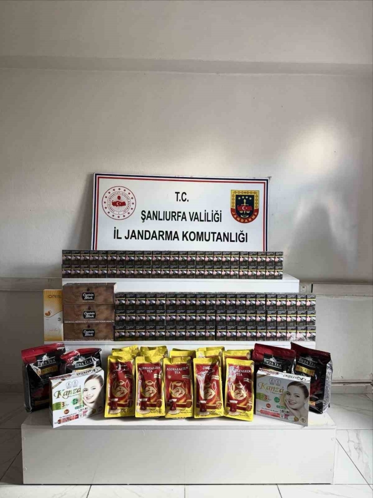 Şanlıurfa’da Kaçak Tütün Ve Alkol Operasyonu