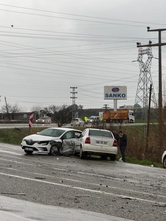 Adıyaman’da Zincirleme Kaza Kamerada