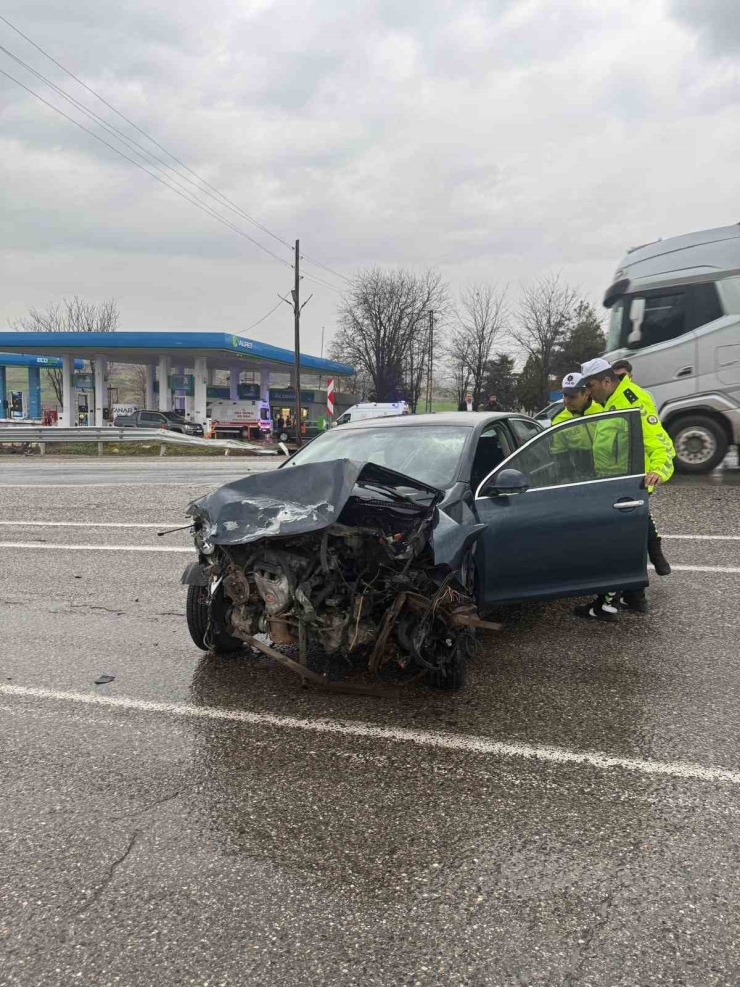 Adıyaman’da Zincirleme Kaza Kamerada