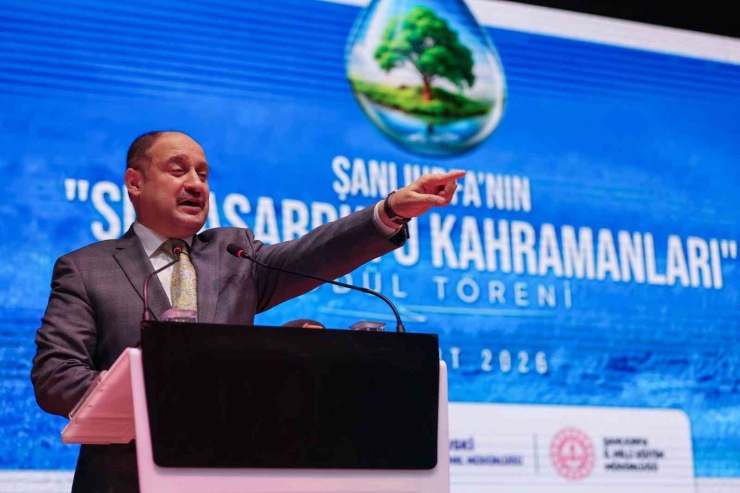 Şanlıurfa’da Su Tasarrufu Kahramanları Ödüllerine Kavuştu