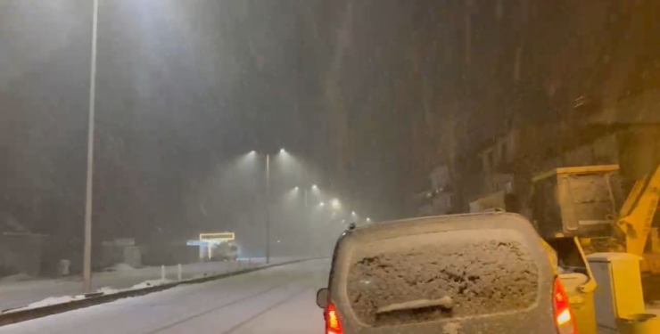 Malatya’nın Yüksek Kesimlerinde Kar