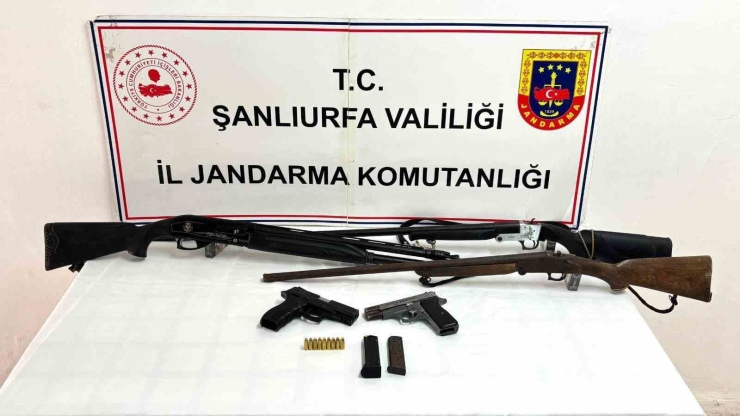 Şanlıurfa’da Ruhsatsız Silah Operasyonu:2 Gözaltı