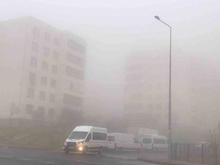 Şanlıurfa’da Sis Nedeniyle Görüş Mesafesi Düştü
