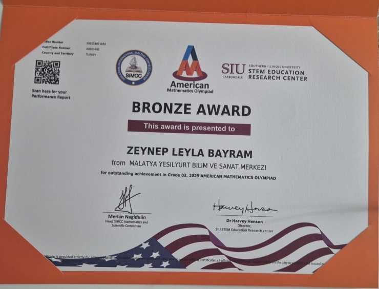 Malatyalı Öğrencilerden Uluslararası Matematik Başarısı