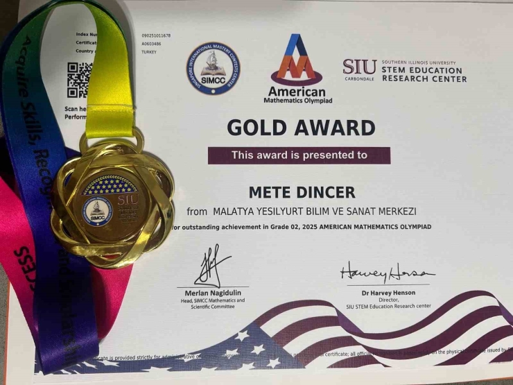 Malatyalı Öğrencilerden Uluslararası Matematik Başarısı