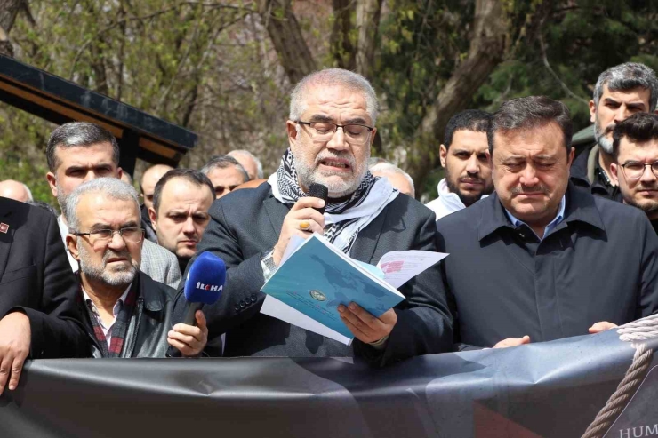 Gaziantep’te İsrail’in "idam Yasası" Protesto Edildi