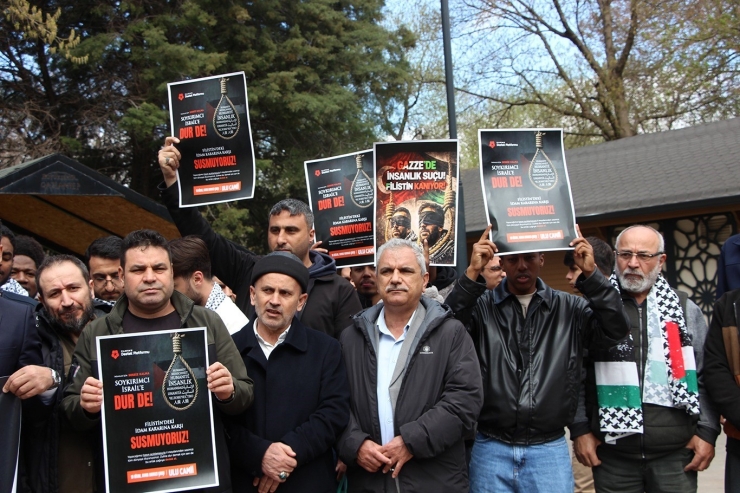 Gaziantep’te İsrail’in "idam Yasası" Protesto Edildi